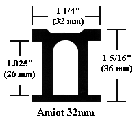 Amiot 32mm Traveller Track